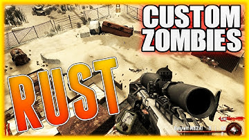 NEW CUSTOM ZOMBIES MAP, MODERN WARFARE 2 RUST ZOMBIES, HARDEST MAP EVER