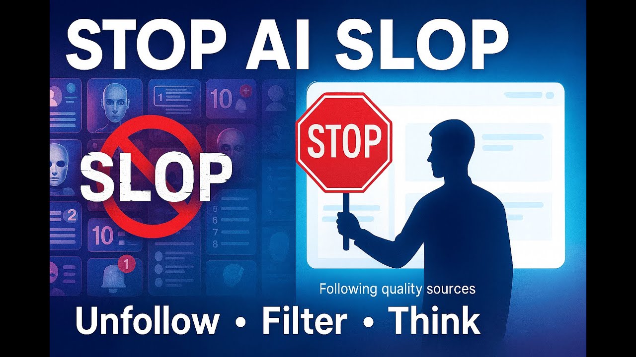 STOP AI SLOP: Don’t Feed the Algorithm - YouTube