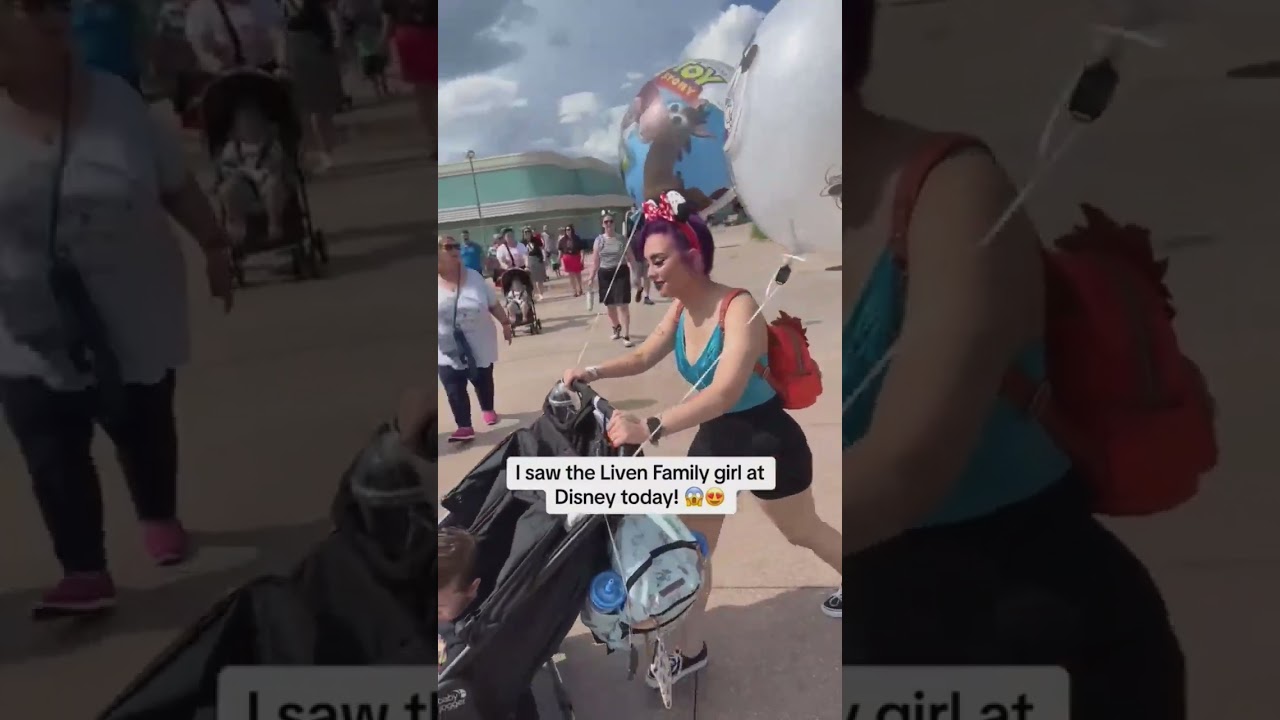 liven family at Disney today 