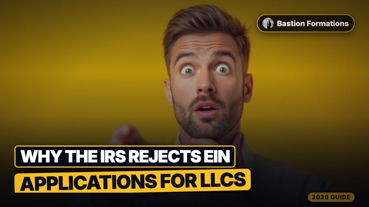 Why the IRS Rejects EIN Applications for LLCs (3 Hidden Reasons)