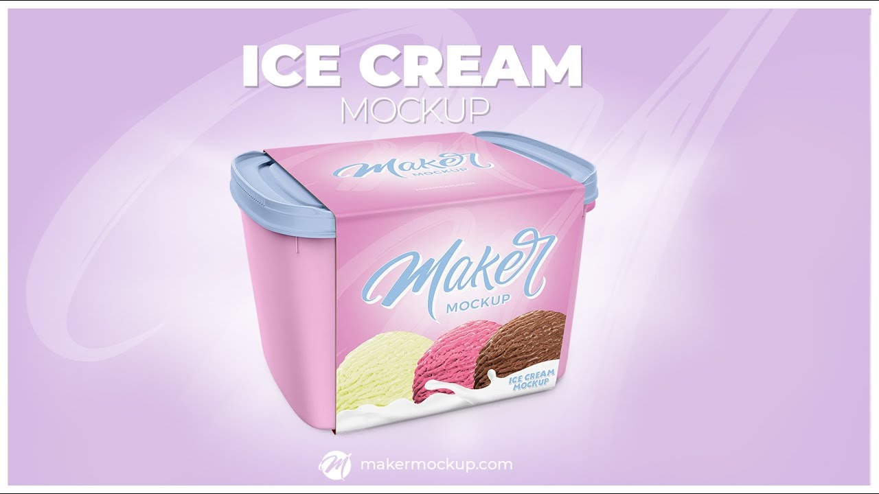 Download Mockup Ice Cream Mockup Sorvete Youtube PSD Mockup Templates