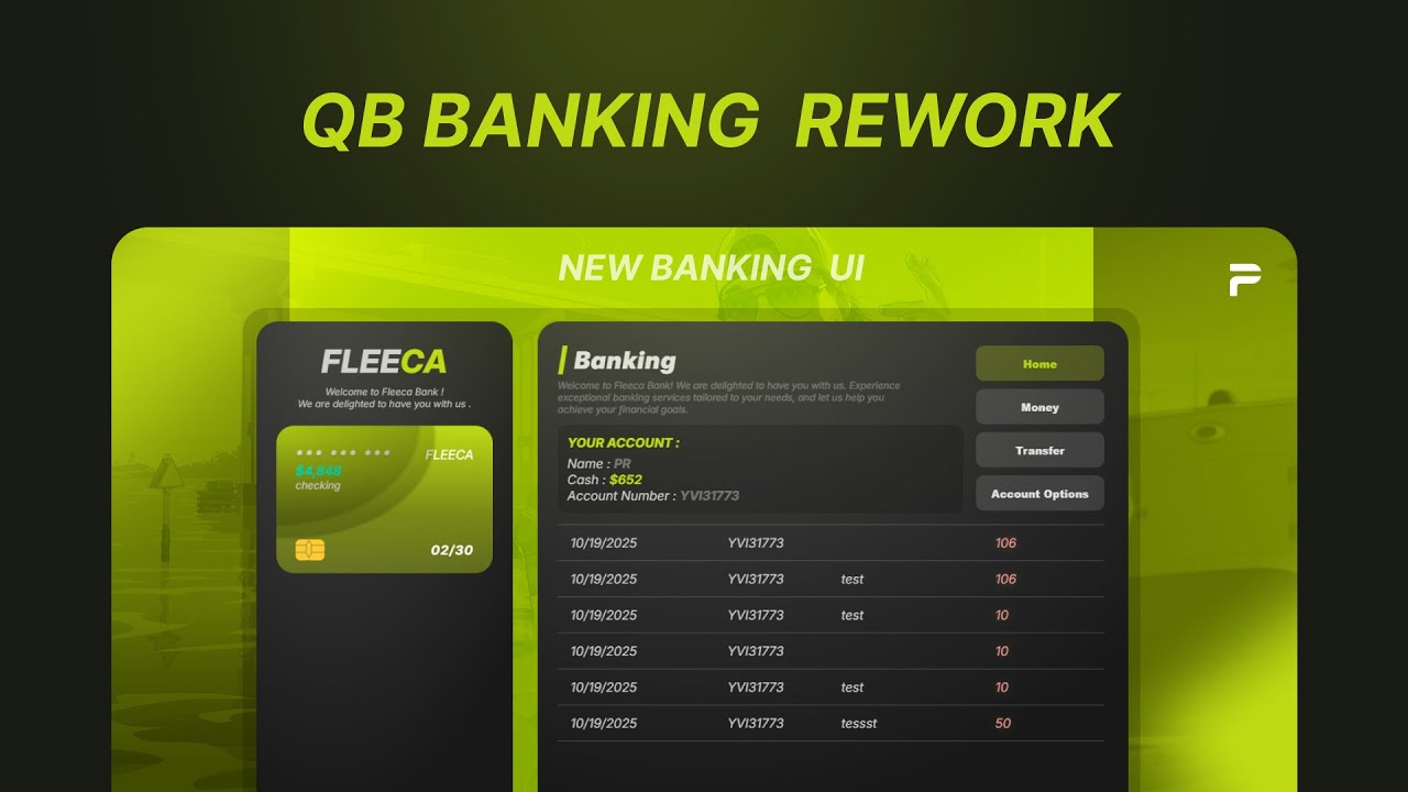 Qb-banking Rework | Preload Studio | Fivem