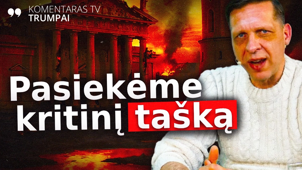 Pasiekėme lūžio tašką.... Privalome veikti dabar! | E. Pavlovičiaus įkvepianti kalba apie vienybę