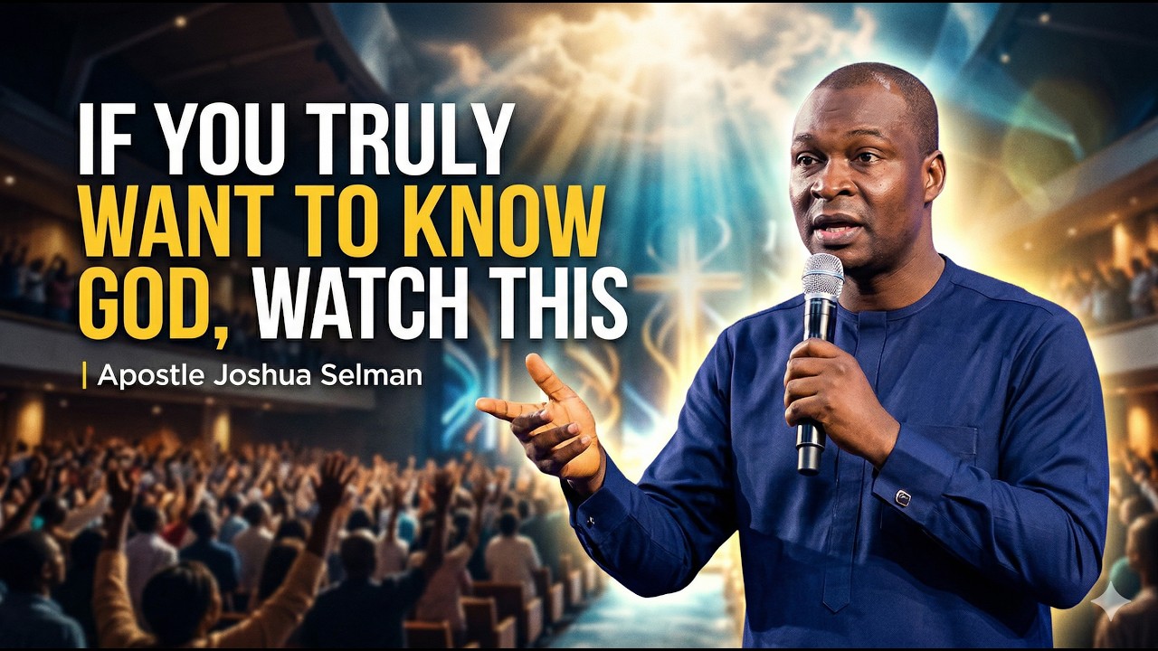 If You Truly Want to Know God, Watch This | Apostle Joshua Selman - YouTube