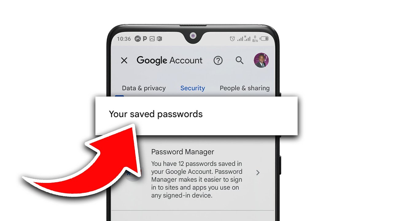 how to see your save password in Google Account - YouTube
