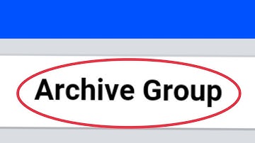 How To Archive Facebook group