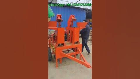 M7MI Twin moulding head  Hydraform soil interlocking Brick Making Machine with diesel engine #eco