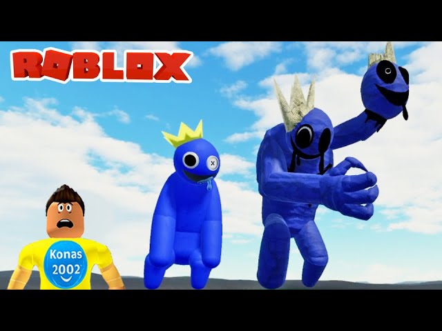 ROBLOX TWO HEADED EVIL BLUE ATTACKS RAINBOW FRIENDS BLUE