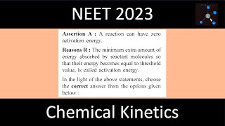 Assertion A: A reaction can have zero activation energy. Reason R: The minimum extra amount of energ