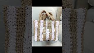 #NaNa#핸드메이드#코바늘#명품가방#프라다st#라피아#줄무늬#토트백#핑크#패키지판매#완제품판매#부자재판매#crochet#bag#handmade#Luxurybrands#prada