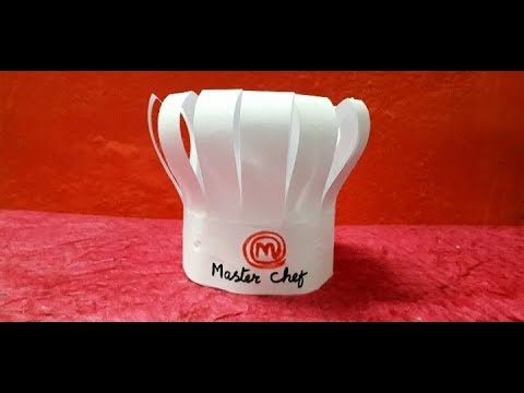 How To Make Chef Cap With Chart Paper