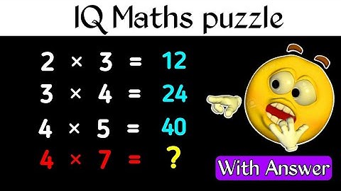 Maths IQ Puzzle // #15 // Maths puzzle with Answer //#puzzle#logicalreasoning #iqtest #logical