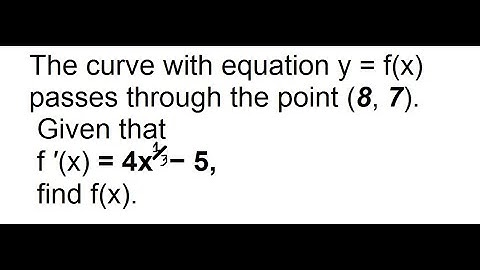 Solomon Paper C (C1) Q3 *Integration*