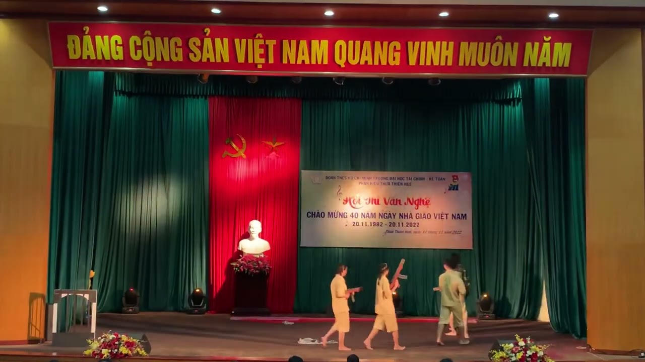 [Giải nhất] 20-11: Hoạt cảnh “Biết ơn chị Võ Thị Sáu”- Đh tckt.