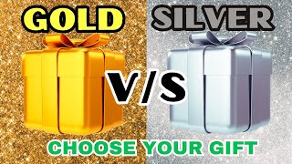 Gold VS Silver Hard Choice/ Choose your gift 🤯🤔🤩 #chooseyourgiftbox #guess screenshot 5