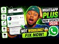 WhatsApp Plus Not Working? FIX IT NOW! ⚡ New Official Features Update 2026