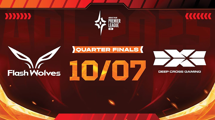 FLASH WOLVES vs DEEP CROSS GAMING | VÒNG TỨ KẾT - APL 2025 | NGÀY 10/07