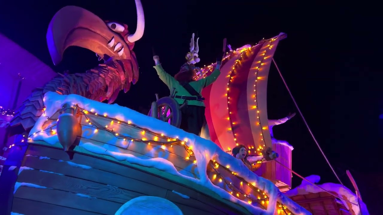 Le défilé gaulois de Noël Parc Astérix