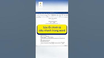 ✅ Cách sửa lỗi chính tả siêu nhanh trong Word #dichvutotnghiep