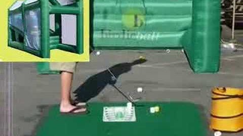 BirdieBall Air Target, Canopy for Indoor Events