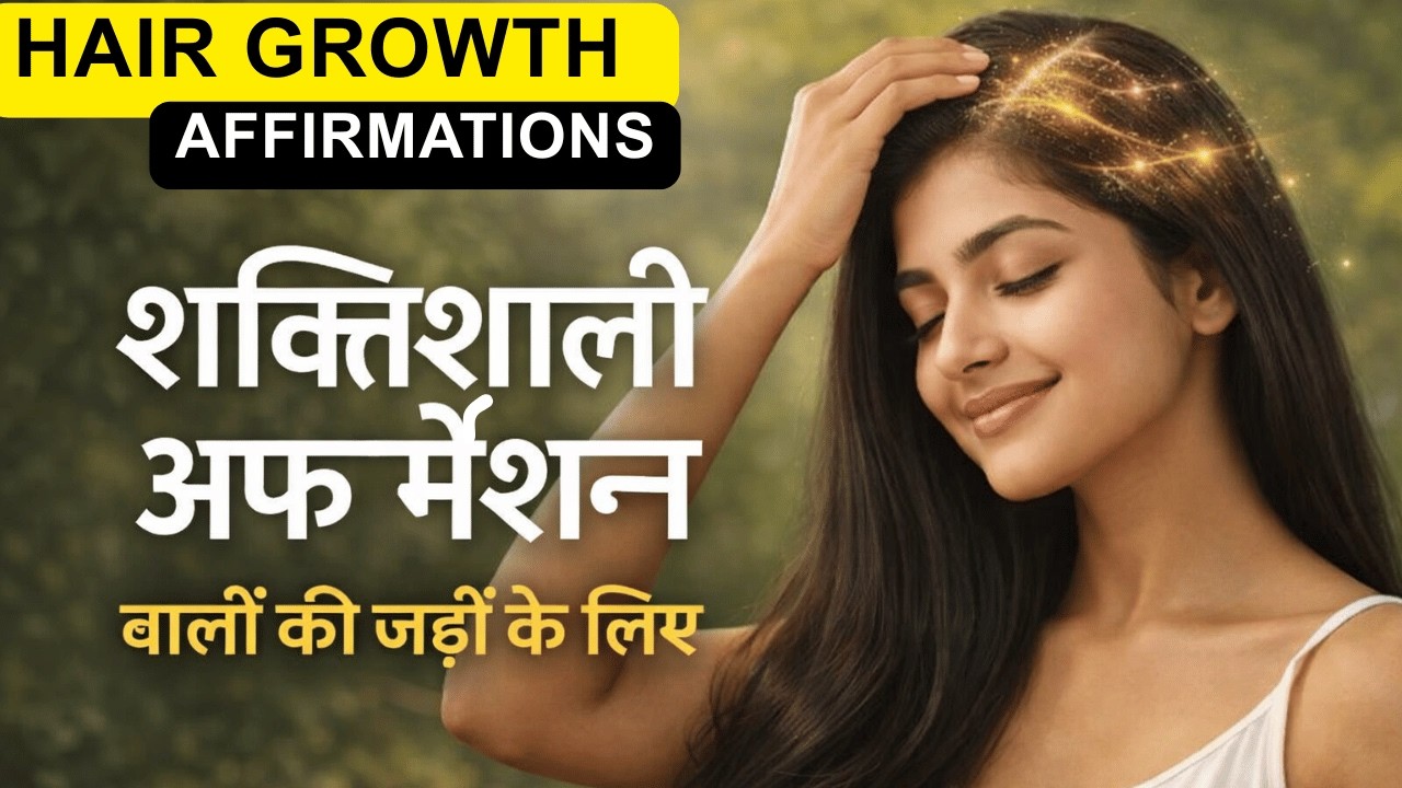 बालों की तेज़ वृद्धि के लिए शक्तिशाली अफ़र्मेशन्स | Hair Growth & Scalp Healing Affirmations