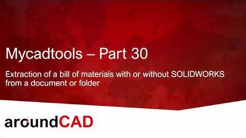 Mycadtools - Part 30 - Smart BOM