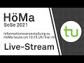 Live-Stream zur HöMa 1 und 3/3a Klausur – TU Dortmund, Höhere Mathematik (BCI/BW/MLW)