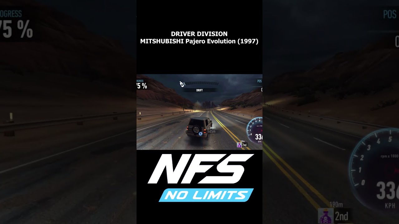 MITSHUBISHI Pajero Evolution (1997) | UGR | NFS No Limits #nfsnolimits #undergroundrivals
