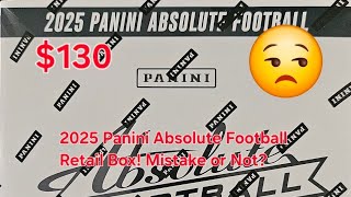2025 Panini Absolute Football Retail Box Pack Battle