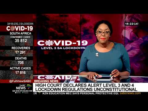 COVID-19 Lockdown | High Court declares alert Level 3 and 4 regulations unconstitutional and invalid