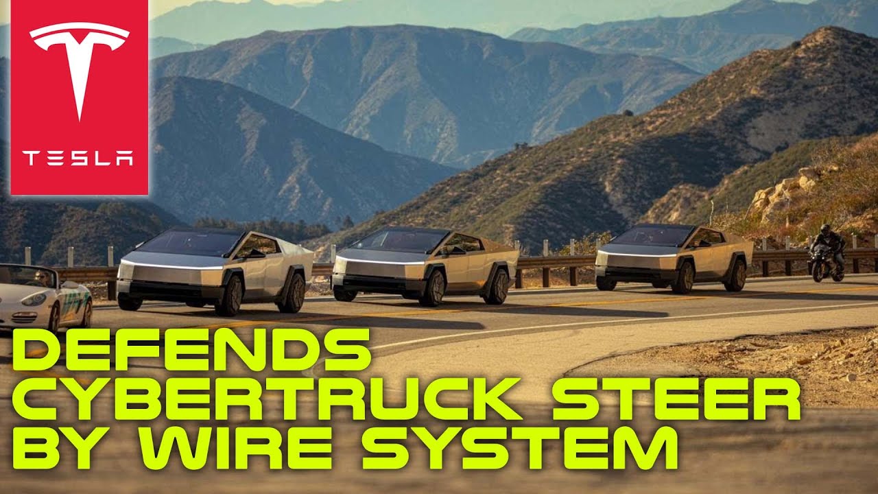 Tesla Defends Cybertruck Steer By Wire System - YouTube