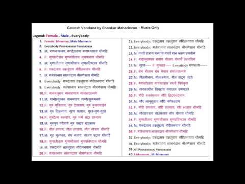 EK DANTAYA VAKRATUNDAYA GOURI TANAYA SONG DOWNLOAD
