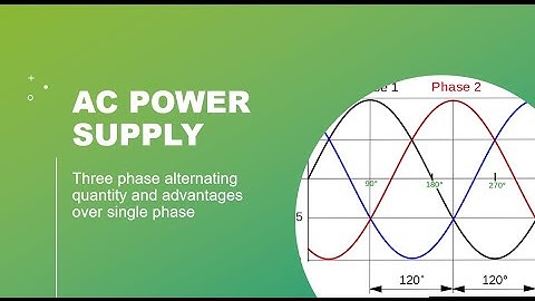 Advantages of 3 phase over 1 phase