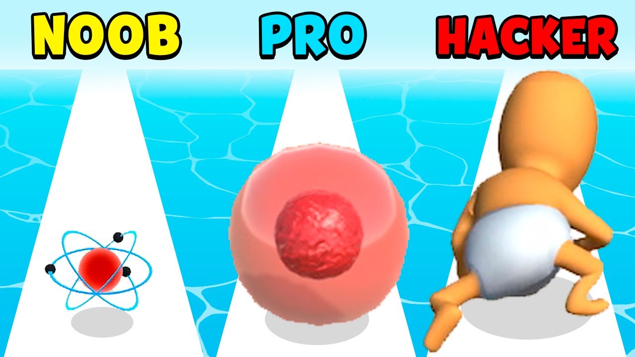 NOOB vs PRO vs HACKER vs GOD in Dino Evolution Run 3D 