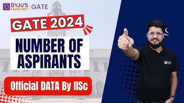 Official Data By IISC Bangalore | GATE 2024 | Number Of Aspirants In GATE 2024 | BYJU’S GATE