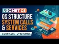 Master OS Basics: Services, System Calls, and Structures for UGC NET Exam Prep, Lecture:01