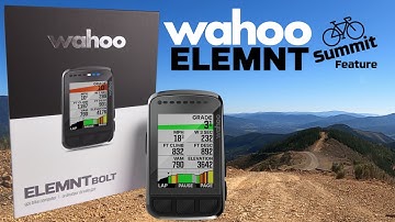 Wahoo ELEMNT Summit Feature Release // More Detailed Elevation Profiles