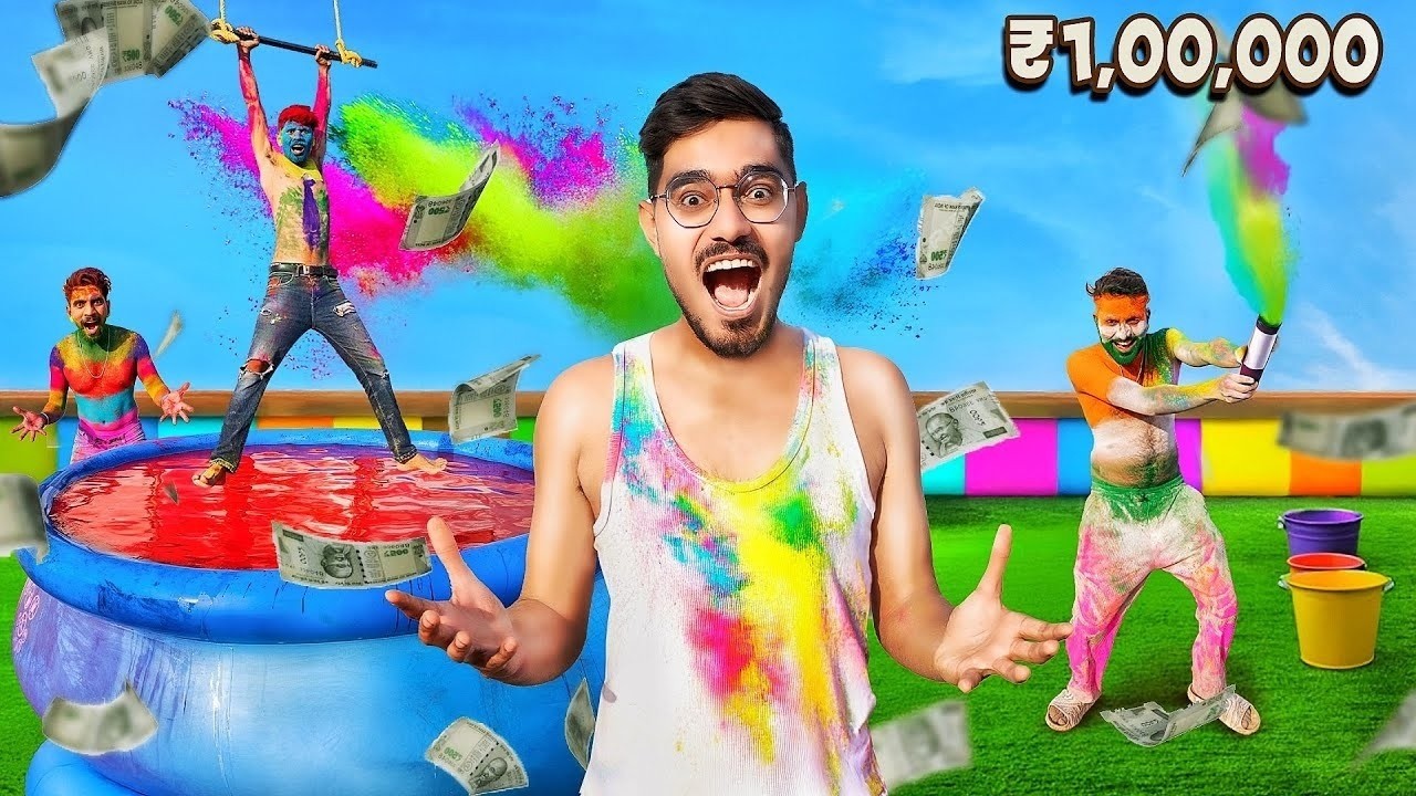 ₹100000 Holi Challenge   दिमाग लगाओ और जीतो एक लाख   Holi Special