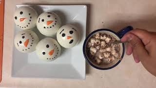 Snowman Hot Chocolate bomb