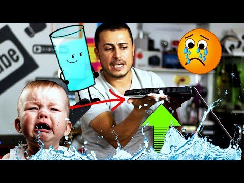 فيديو: هل يمكن للكمبيوتر المحمول الاستمرار في العمل إذا سكبت الماء عليه؟
