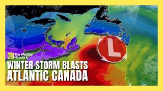 Mive Winter Storm Brings 20-40 Cm Of Snow To The Maritimes