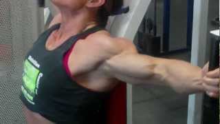 Sheila Bleck Training Pec Dec