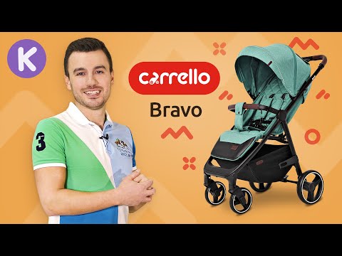 Carrello Bravo - прогулочная коляска новинка 2020. Видео обзор детской коляски Карелло Браво