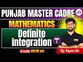 Punjab Master Cadre Mathematics 2026 | Definite Integration| Complete One Shot Revision | Rajeev Sir