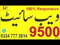 100% Responsive Webst Just RS 9500 Only