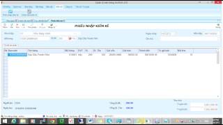 Kiểm kê hàng hóa - phần mềm quản lý siêu thị nhà hàng [An Việt soft] screenshot 1