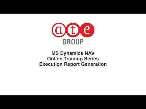 Execution report