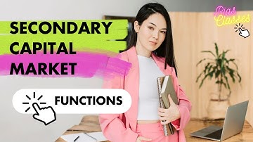 Functions of Secondary capital market | PART 5 | Unit 10 MCO 4 MCOM 2nd year IGNOU
