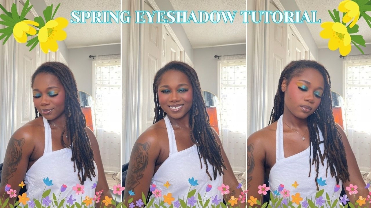 Spring inspired eyeshadow tutorial ft @elfcosmetics JKissa Palette
