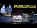 High Speed (130+ MPH) Pursuit with DODGE CHALLENGER - Arkansas State Police PIT maneuver into ditch